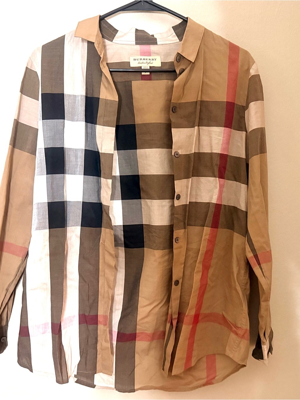 Burberry Multicolor Classic Check Button-Up Shirt